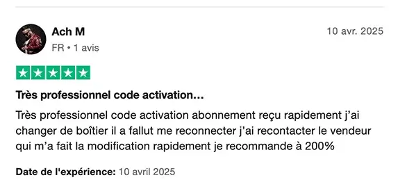 Abonnement IRON TV PRO