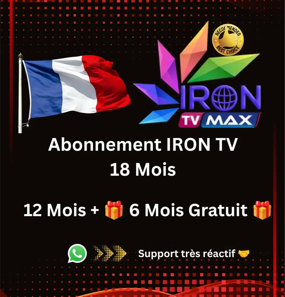 IRON TV Abonnement 18 Mois
