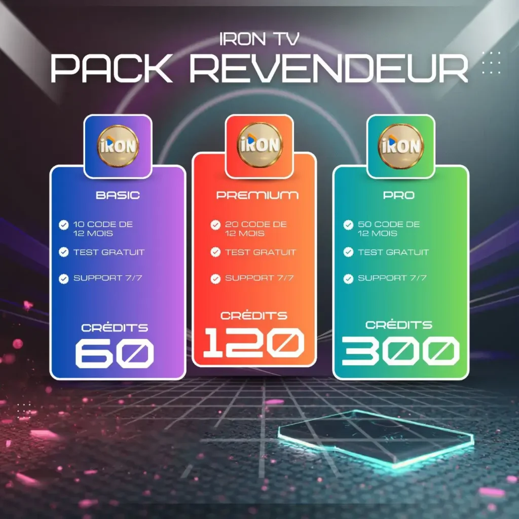 Revendeur IPTV IRON PRO