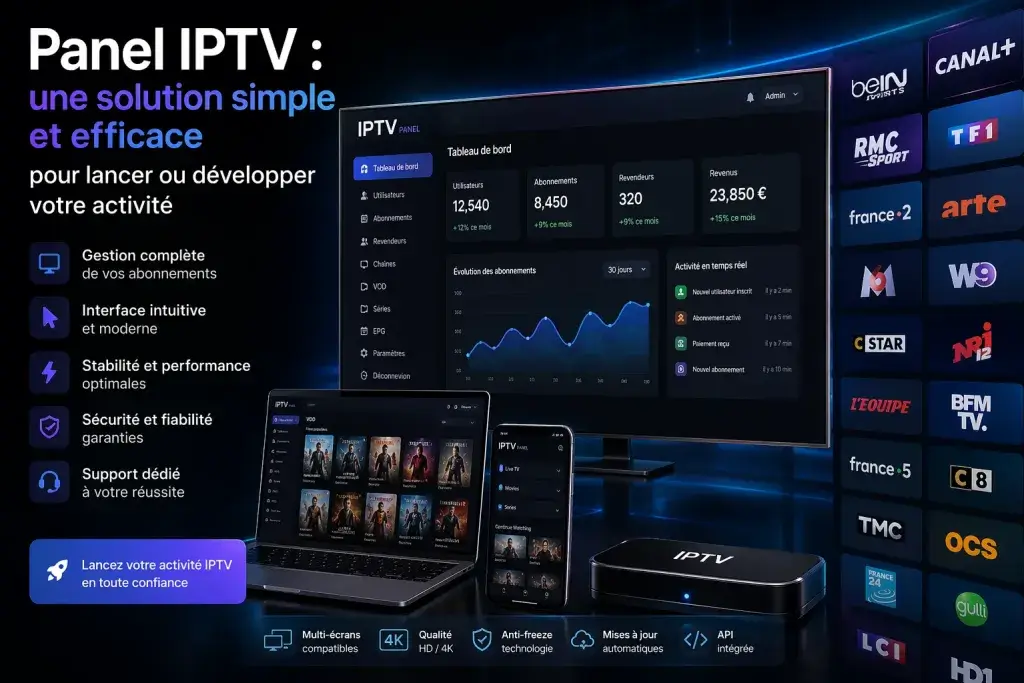 revendeur IPTV Iron Pro