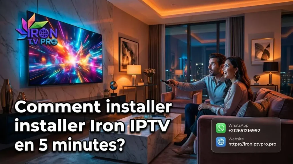 comment installer IRON IPTV Pro