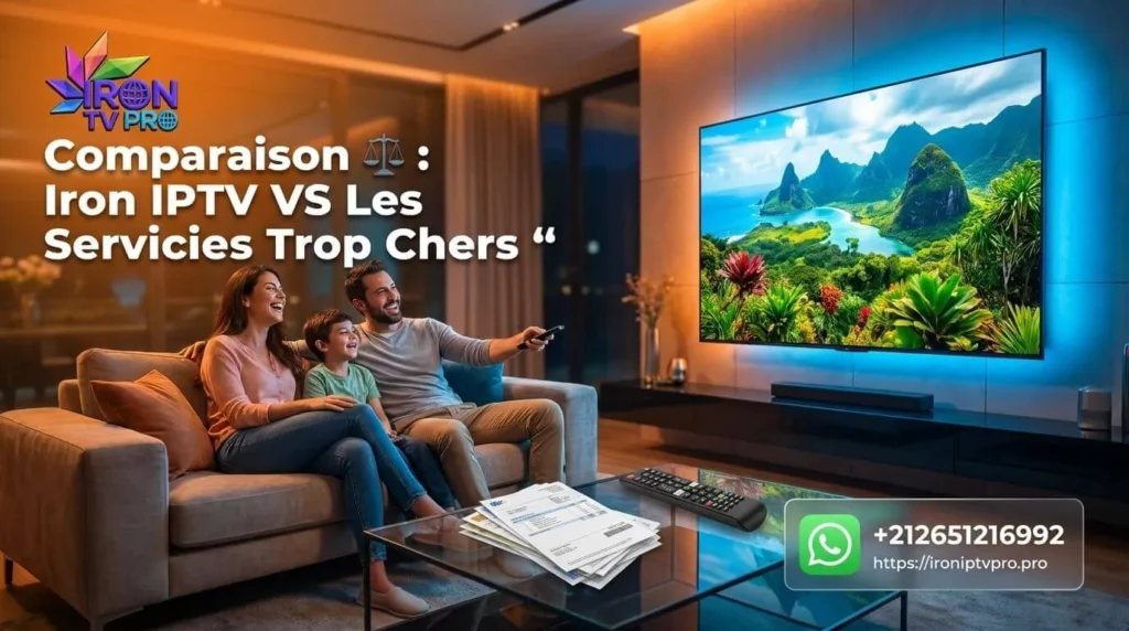 comparaison l'Abonnement IRON IPTV Pro vs trop chers