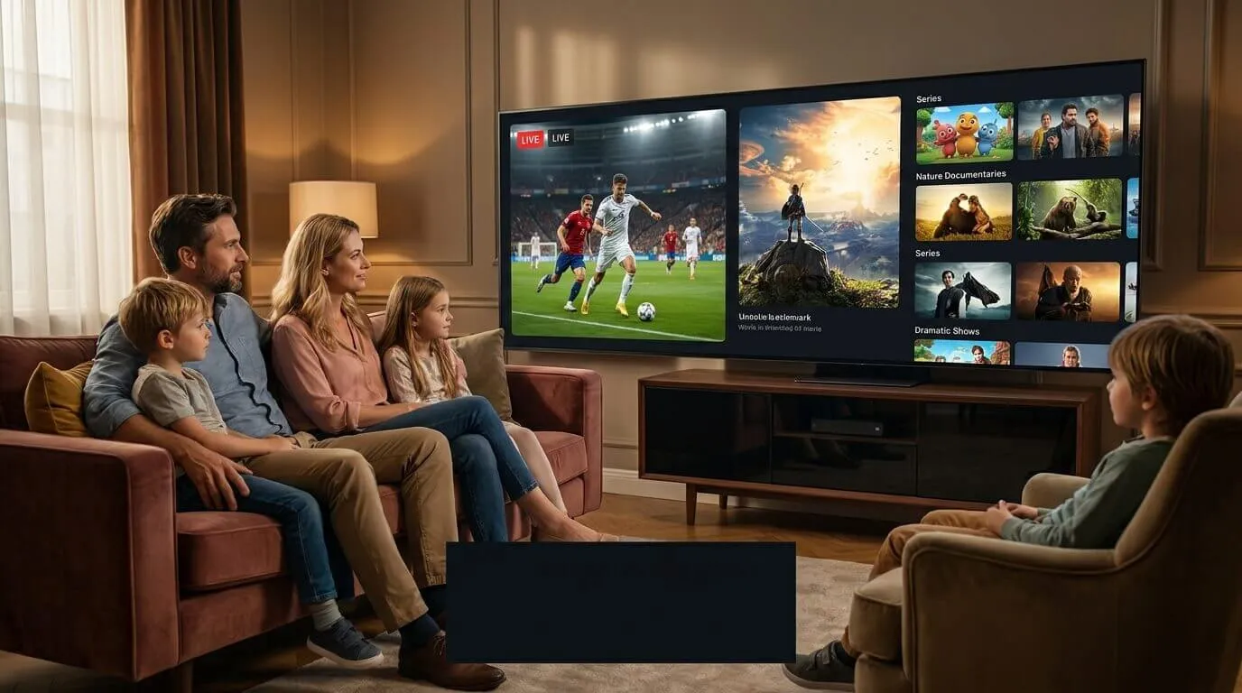 Abonnement IPTV Iron TV Max avec Smart TV