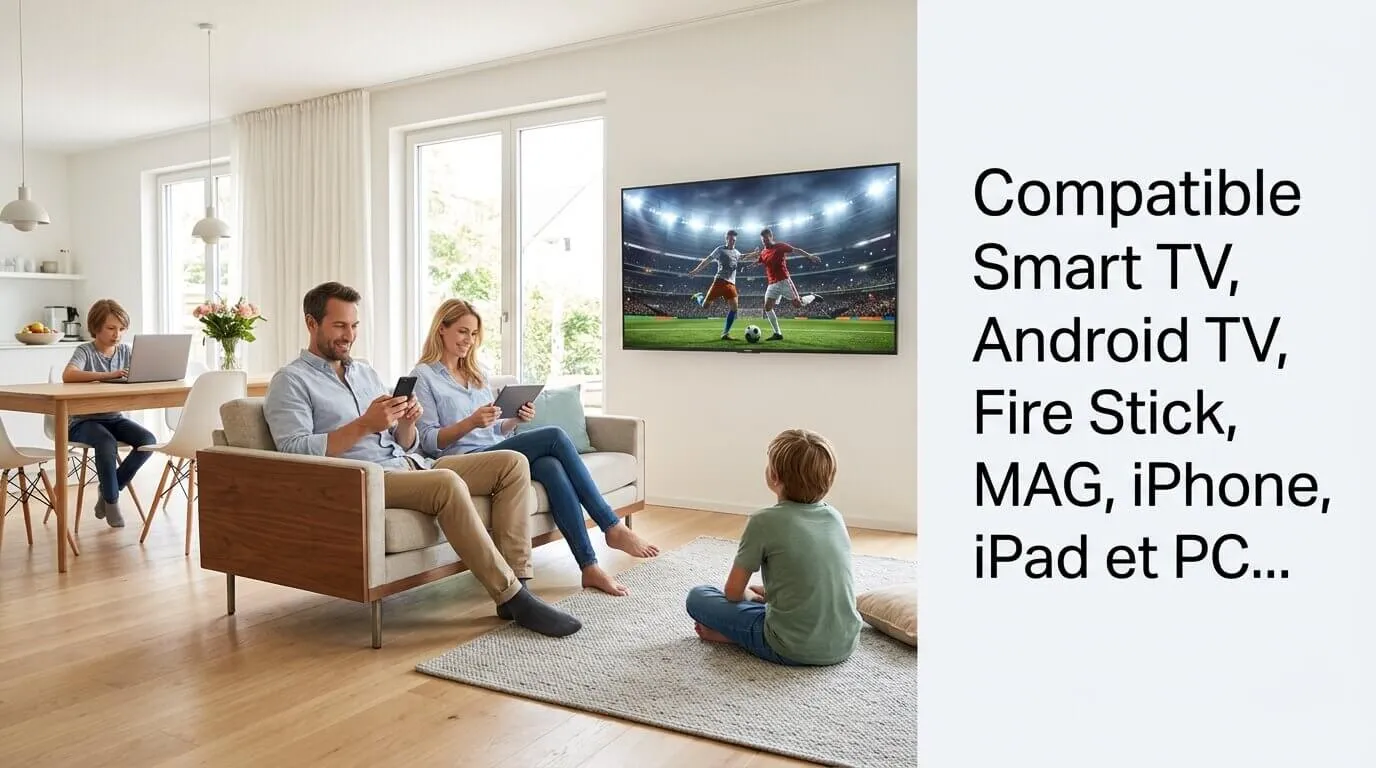IRON TV MAX pour regarder les chaînes sportives et les matchs de football