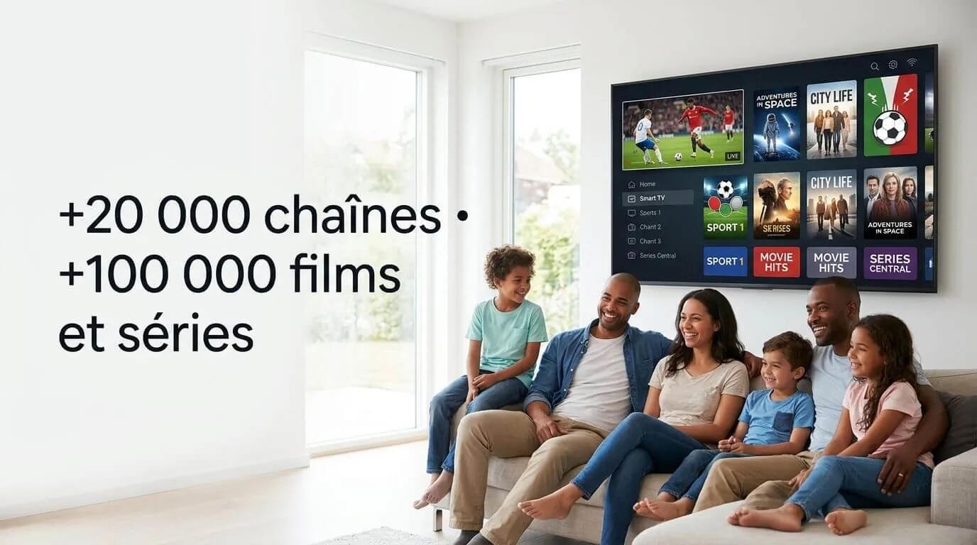 Abonnement IPTV Iron TV Max avec chaînes TV et contenus sportifs